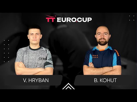 18:25 Vadym Hryban - Bohdan Kohut 06.08.2025 TT Euro.Cup Ukraine Elite. TABLE 3