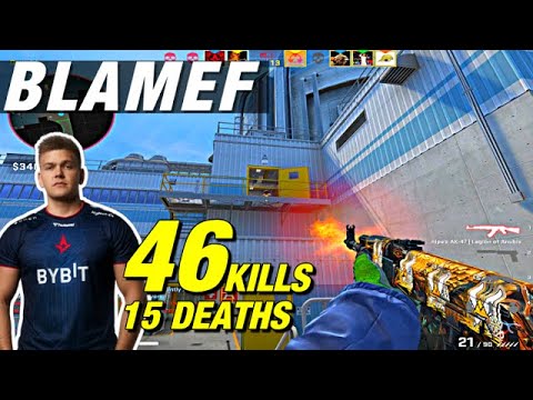 blameF nuke game (46kills) 15!☠️CSGO blameF POV
