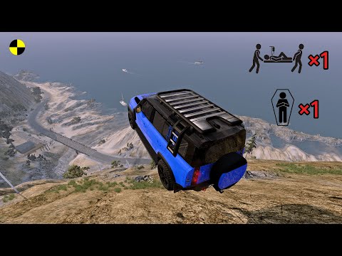 Realistic High-Speed Car Crashes in BeamNG.drive #85 | Ultra Detailed Crash Compilation