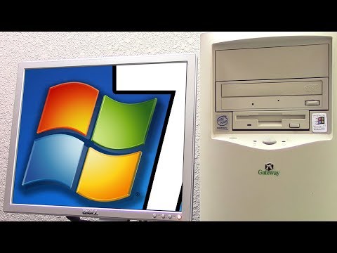 Installing Windows 7 on the $5 Windows 98 PC!