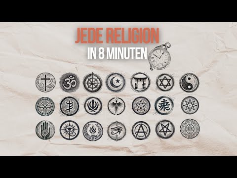 Jede Religion erklärt in 8 Minuten
