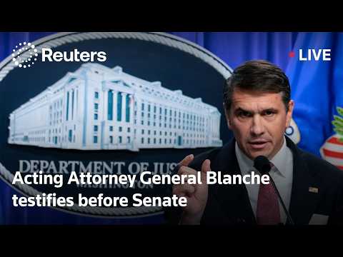 Video Thumbnail: LIVE: Acting Attorney General Blanche testifies before Senate
