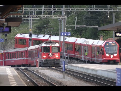 Rhätische Bahn - Albula Güter- und Personenverkehr 2022