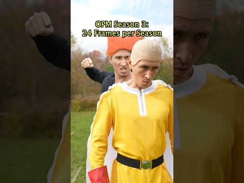 24 Frames per Second vs 24 Frames per Season 💀  #anime #jujutsukaisen #onepunchman