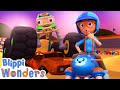 Blippi Learns About Monster Trucks Blippi Wonders Animated Series Cartoons For Kids