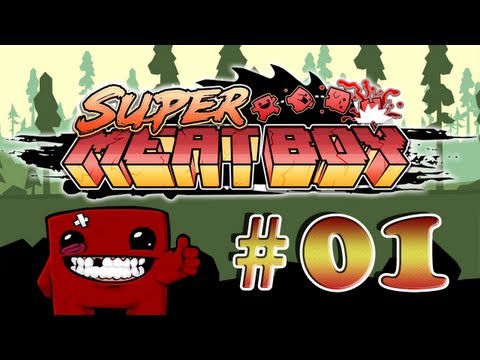 Let's Play Super Meat Boy Part 1 (German) - Kotelett im Wald
