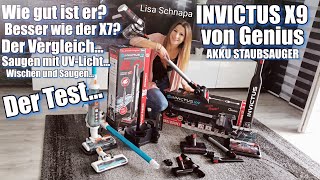 INVICTUS X9 VON GENIUS | AKKU STAUBSAUGER SAUGEN UND WISCHEN | X - WATER 2.0 | NEUHEIT | Unboxing |