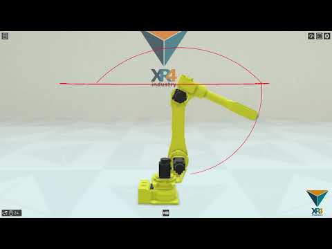Hyundai HH020 Robot and Digital Twin connected to SIGMATEK PLC