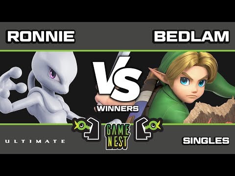 Game Nest Smash It Up: Ronnie (Mewtwo) vs Bedlam (Young Link) - Winners Round 2