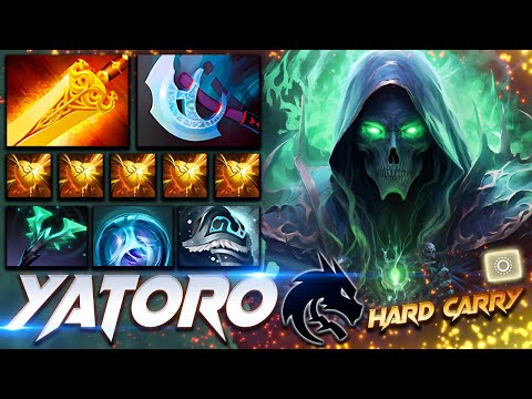YATORO NECROPHOS - HARD CARRY - Dota 2 Pro Gameplay [Watch & Learn]