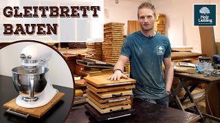 Gleitbrett / Rollbrett für Thermomix, Kitchenaid & Co selber bauen | Holz-Liebling DIY