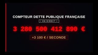 En Live: Le compteur de la dette publique