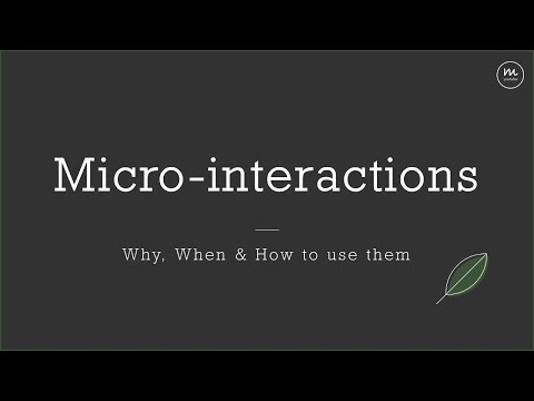 Micro-interactions: Why, when & how to use them | #microinteractions #uidesign #ux #userexperience