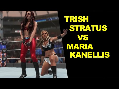 WWE 2K19 Trish Stratus vs Maria Kanellis - Knockout Match