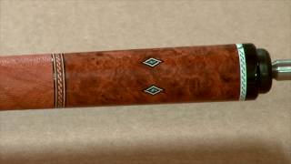 Cue Making - Amboyna Burl Plain Jane