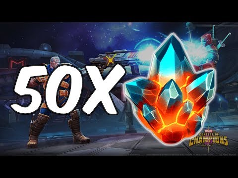 50x Premium Hero Crystal Opening! - The Hood Hunt Continues - Marvel Contest of Champions