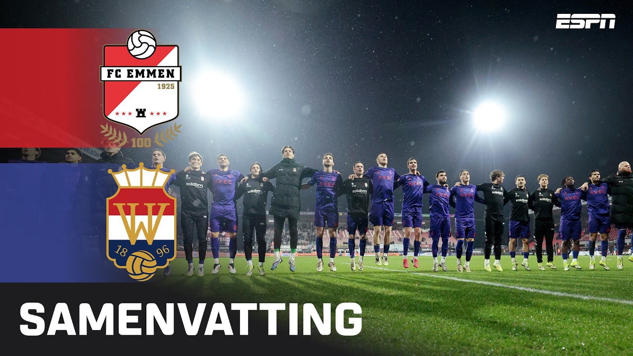 Emmen vs Willem II Tilburg Highlights