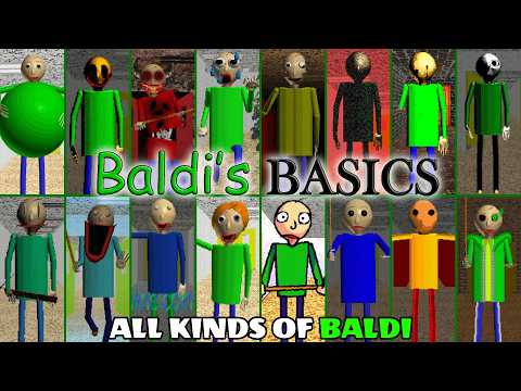 ALL KINDS OF BALDI (270+) // Baldi's Basics, Roblox, Garry's Mod █ Baldi's Basics – Mods █