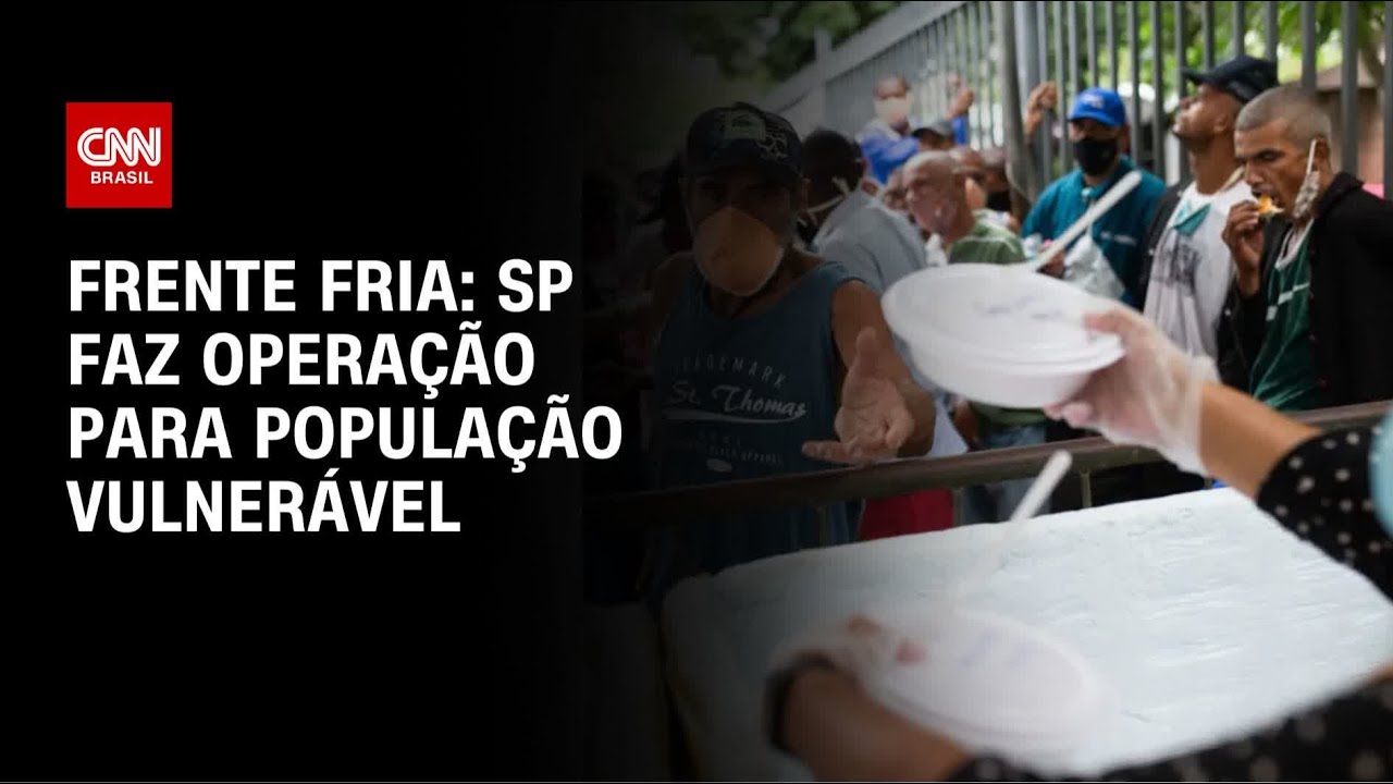 SP faz operação para acolher população vulnerável durante frente fria | CNN NOVO DIA