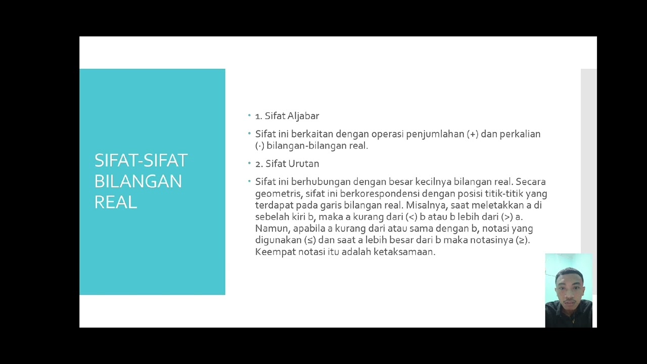 TUGAS 1. KALKULUS [Sistem Bilangan Real]