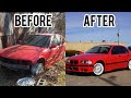 RESTORING A BMW E36 BARNFIND IN 16 MINUTES!
