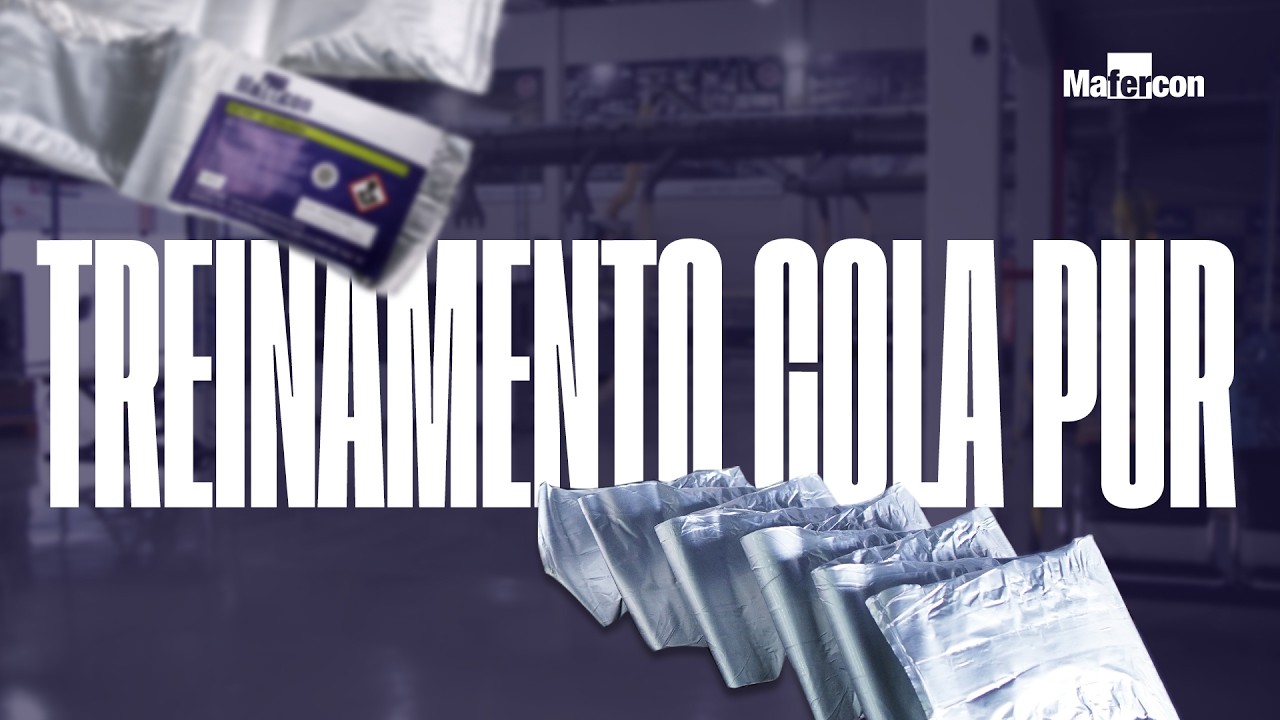 Vídeo do produto Cola PUR para Coladeira de Bordas - MAF 580 Sachê 100g Incolor - Caixa 10 kg 