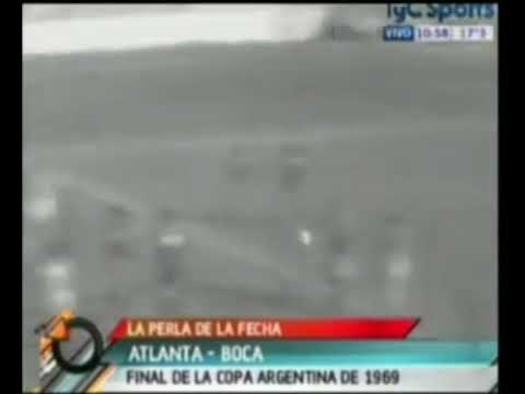 Atlanta 1 - Boca Juniors 0 Copa Argentiba 1969