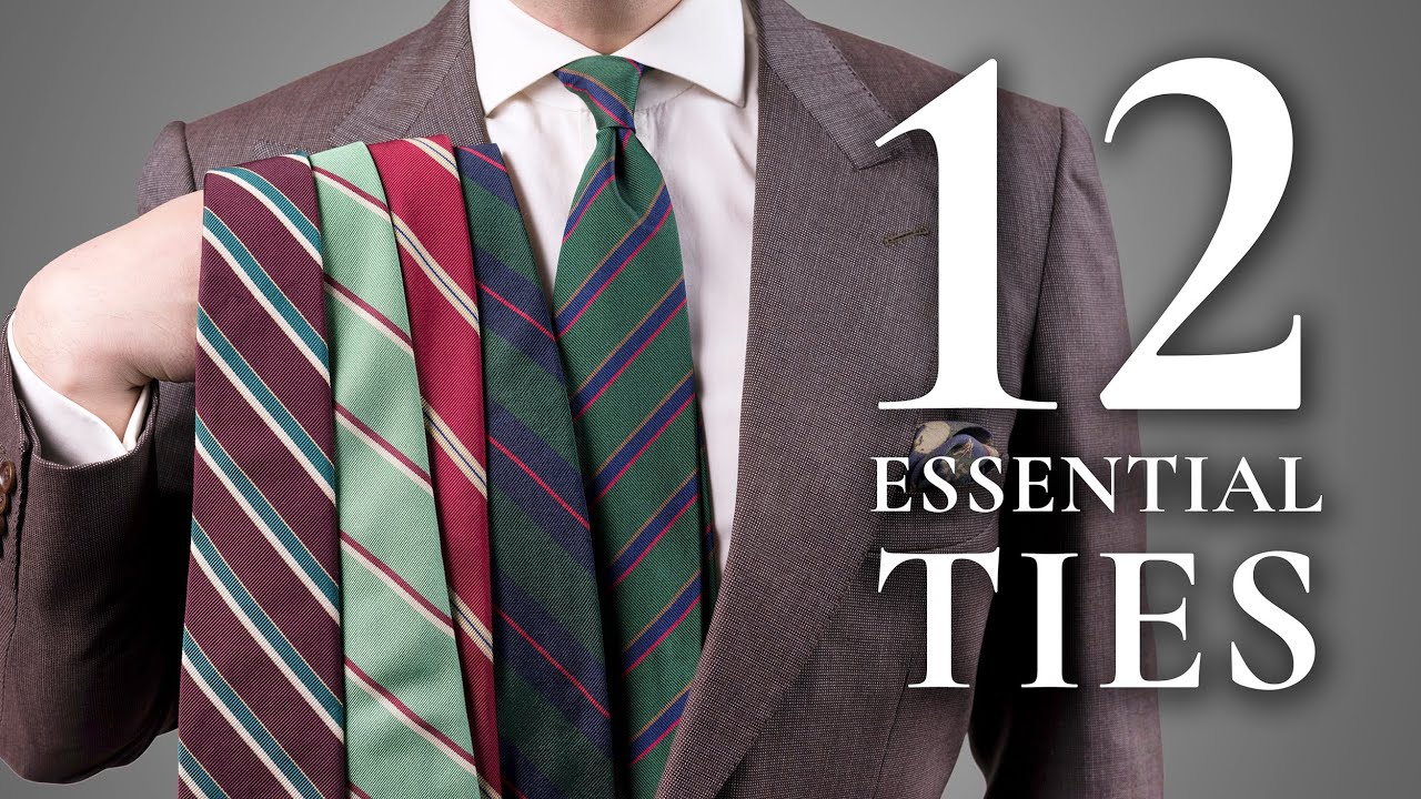 Watch video 12 Ties Every Man Should Invest In - Essential & Best Men's Neckties Now 12 Ties Every Man Should Invest In - Essential & Best Men's Neckties