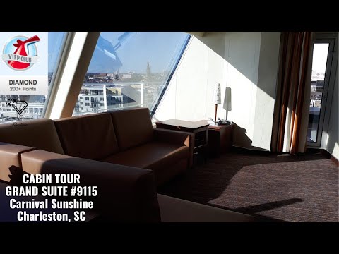 Thumbnail for Carnival Sunshine | Grand Suite #9115 Cabin Tour