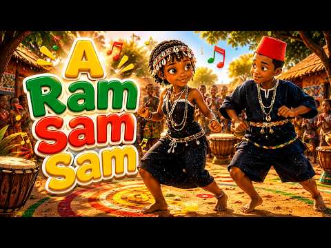A Ram Sam Sam Comptine Africaine pour Enfants Chanson de Danse