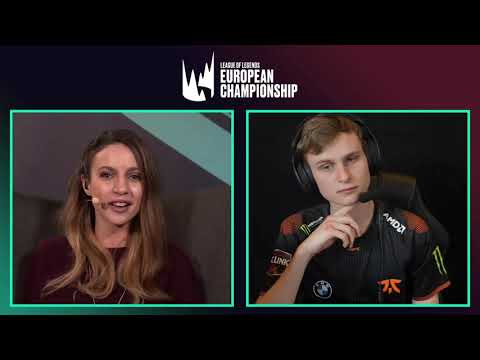 FNC Upset on replacing rekkles in FNC (Post Game Interview) G2 vs FNC Sub Español