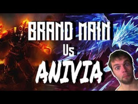 Road to Diamond Brand Main vs Anivia - Season 8 lol gameplay