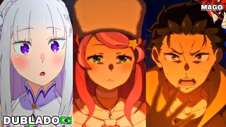 Subaru Descobrindo Que Anastasia é a Bruxa da Avareza!😱 (DUBLADO 🇧🇷) Anime Re Zero Starting Life 