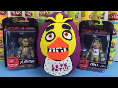 Five Nights at Freddy Huge Surprise Egg Chica FNAF Toys
