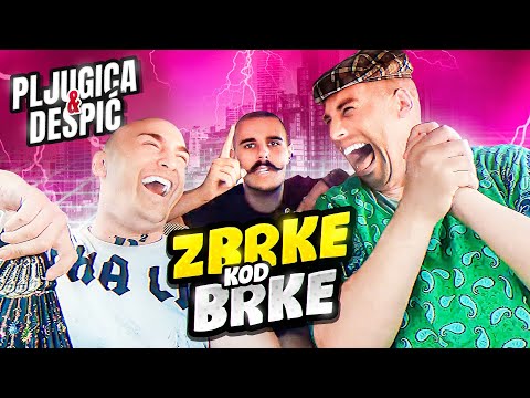 ZAMALO DA PREVRNEMO YUGA- ZBRKE KOD BRKE /w Despic i Pljugica