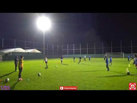 Fußball-Training: Aufwärmen: Zuspiel und Dribbling (Reaktion) ***U13, U14, U15, U16 *** SVU Liebenau