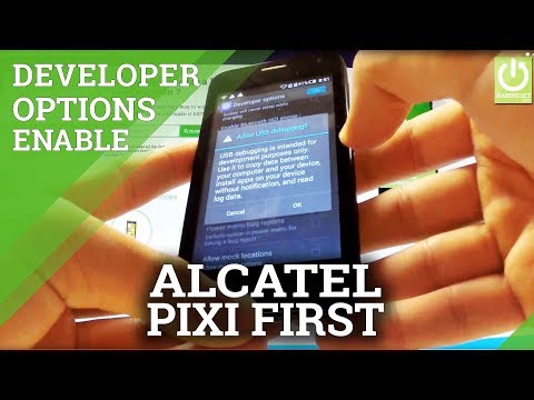 Enable USB Debugging in ALCATEL One Touch Pixi First - Developer Options