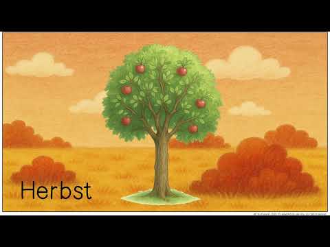 Der Apfelbaum im Jahresverlauf