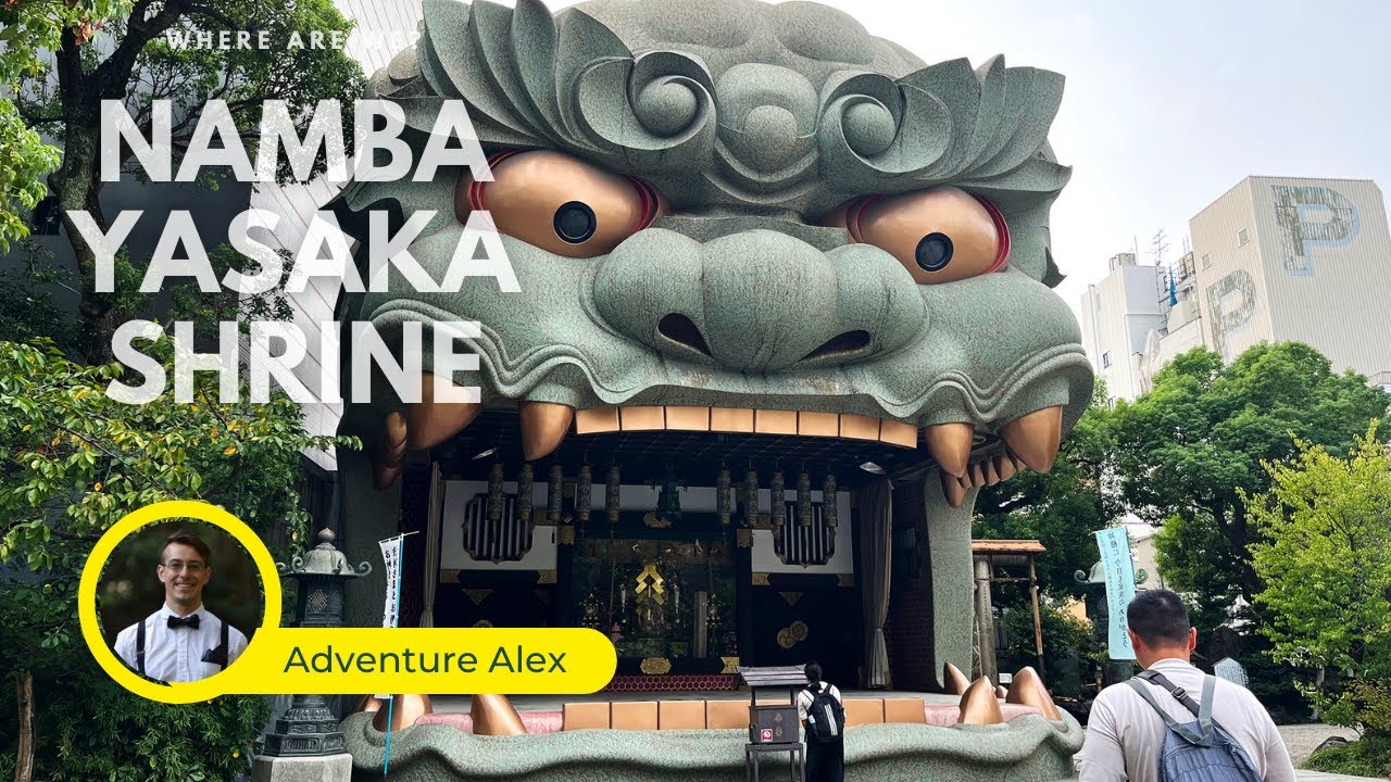 Experience the striking lion-head architecture of Namba Yasaka Shrine with this video!