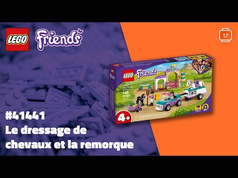 Vidéo LEGO Friends 41441 : Le dressage de chevaux et la remorque