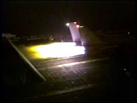 F-14 and F/A-18 Night Cat Shot Fun!