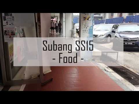 What you can eat in Subang SS15??