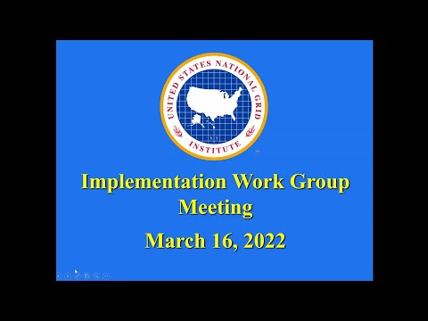 2022 0316 USNG Implementation Work Group Meeting