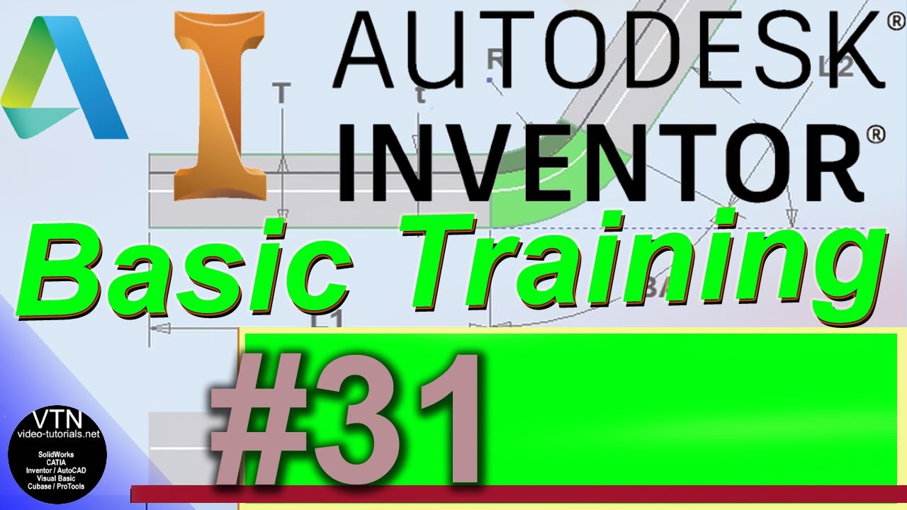 AutoDesk INVENTOR Basic Training 31( Using Constraints )