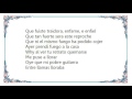 Intocable - El Reproche Lyrics