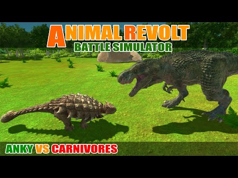 Anky vs Dinosaur Carnivores - Animal Revolt Battle Simulator