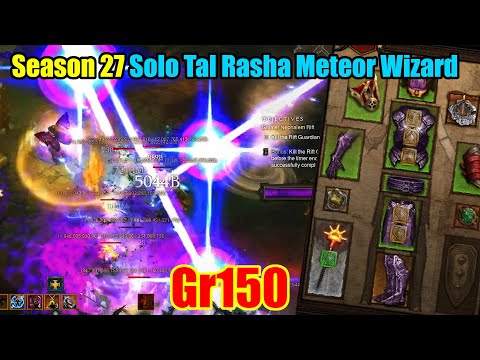 Season 27 | Solo Tal Rasha Meteor Wizard | Gr150