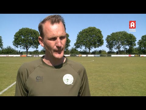 Sander van Dijk na uitschakeling Aarlanderveen in nacompetitie tegen Legmeervogels (0-7)
