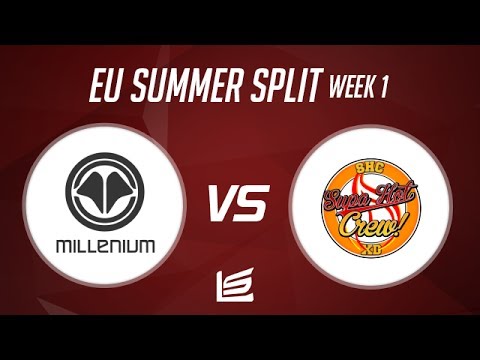 EU LCS 2014 Summer W1D1: Millenium vs Supa Hot Crew Highlights