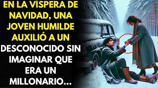 En Navidad, una joven humilde ayudó a un desconocido sin saber que era millonario...